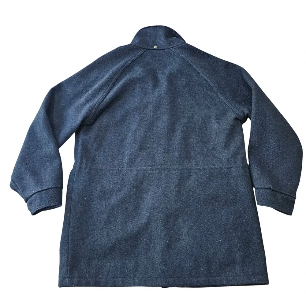 Vintage Woolrich Wool Field Jacket Mens Medium Navy Blue‎ Made in USA